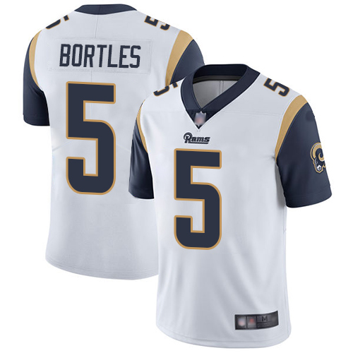 Los Angeles Rams Limited White Men Blake Bortles Road Jersey NFL Football #5 Vapor Untouchable